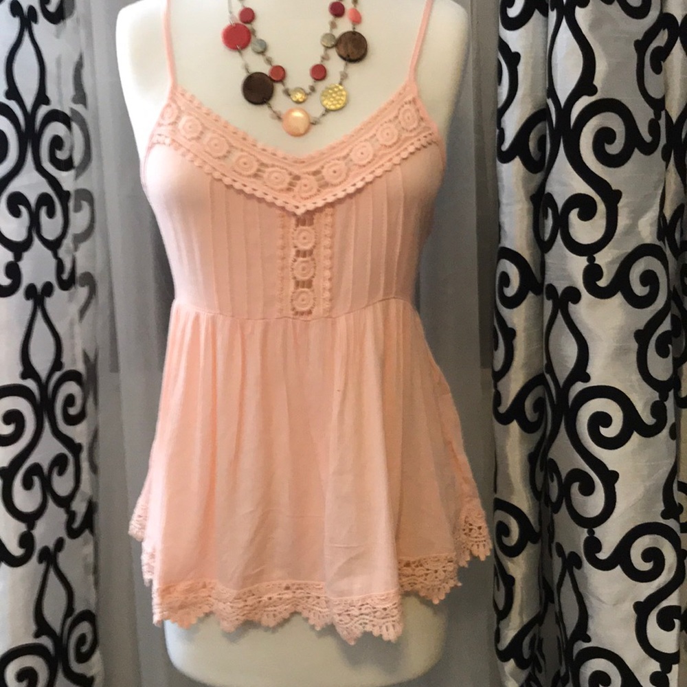 NWOT TRENDY Casual Summer Boho Top L